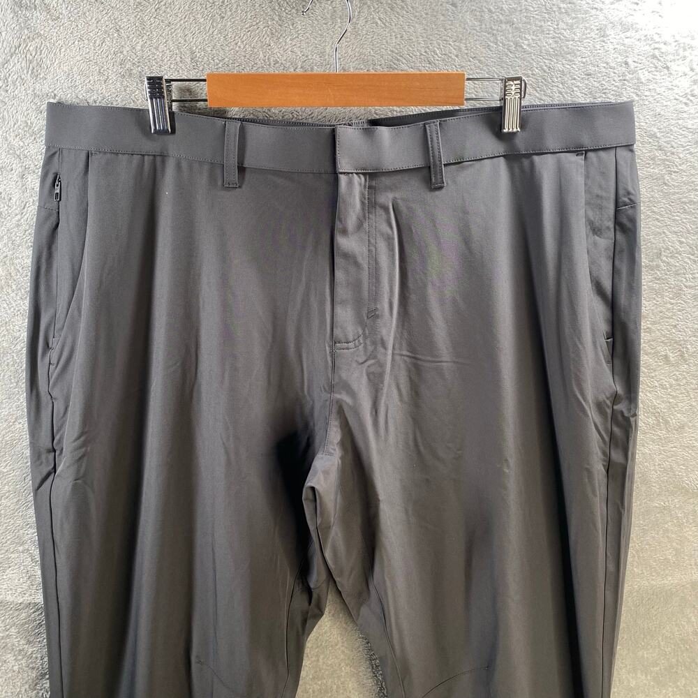 Euc Fabletics The Only Pant Gray Tech Chinos 42x32 - image 3